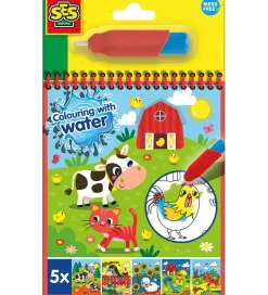 SES Creative - Bondegård Malebog - Farv med Vand