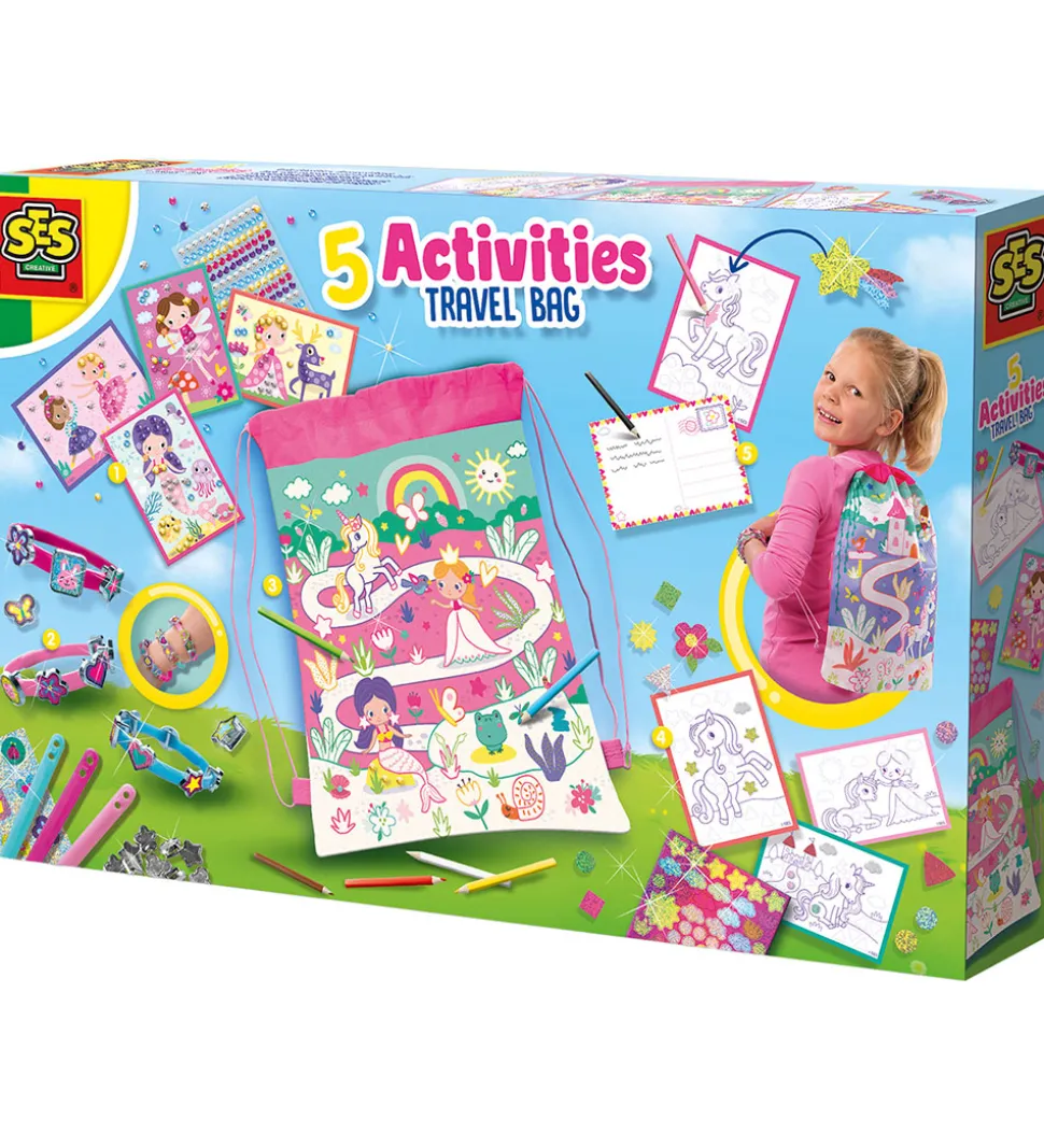 SES Creative - Rejseaktiviteter i Rygsæk - 5 Aktiviteter