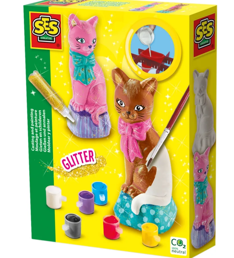 SES Creative - Støb & Mal - Kat