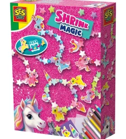 SES Creative Kreasæt - Krympeplast - Enhjørning Armbånd