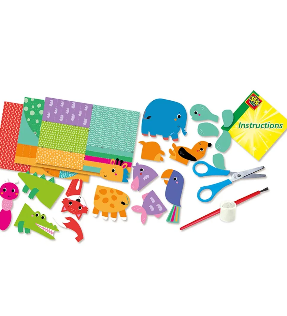 SES Creative Kreasæt - Origami - Zigzag Dyr