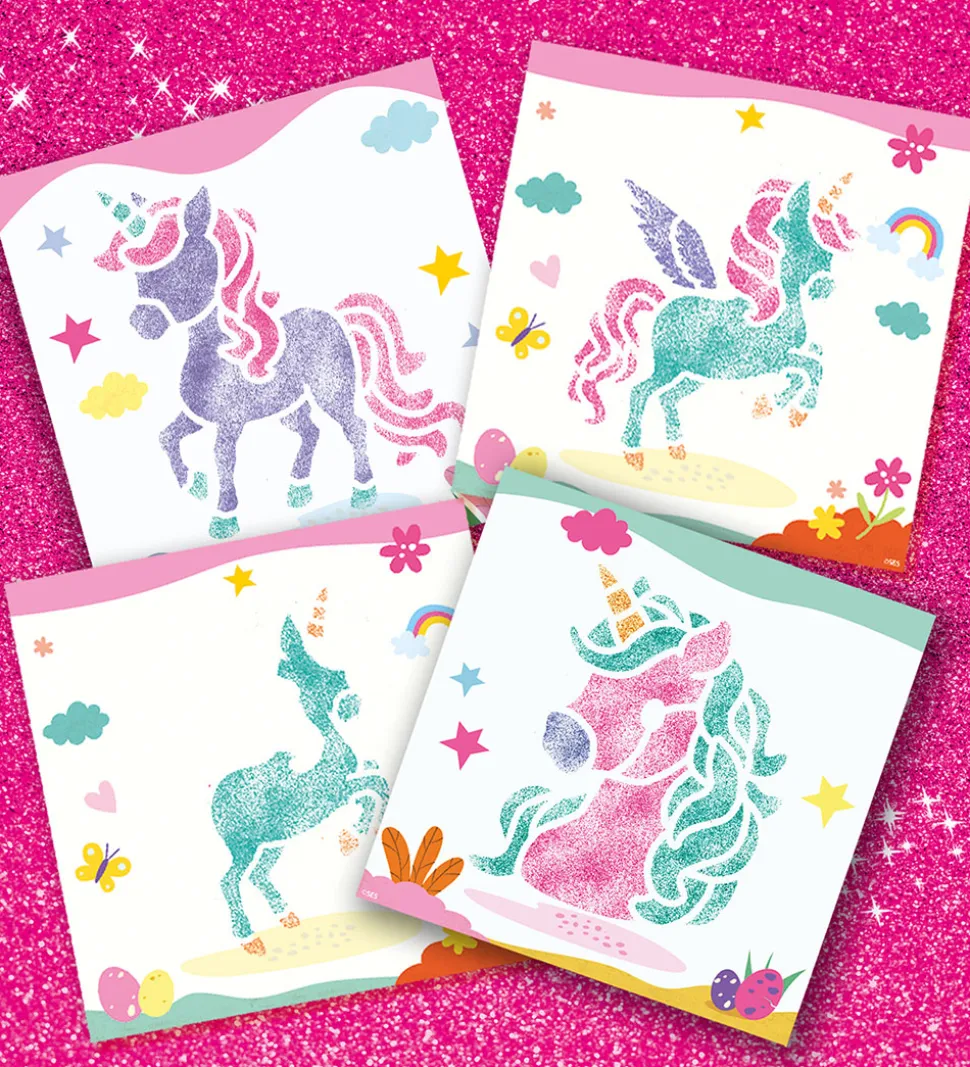 SES Creative Kreasæt - Pustetuscher - Enhjørning