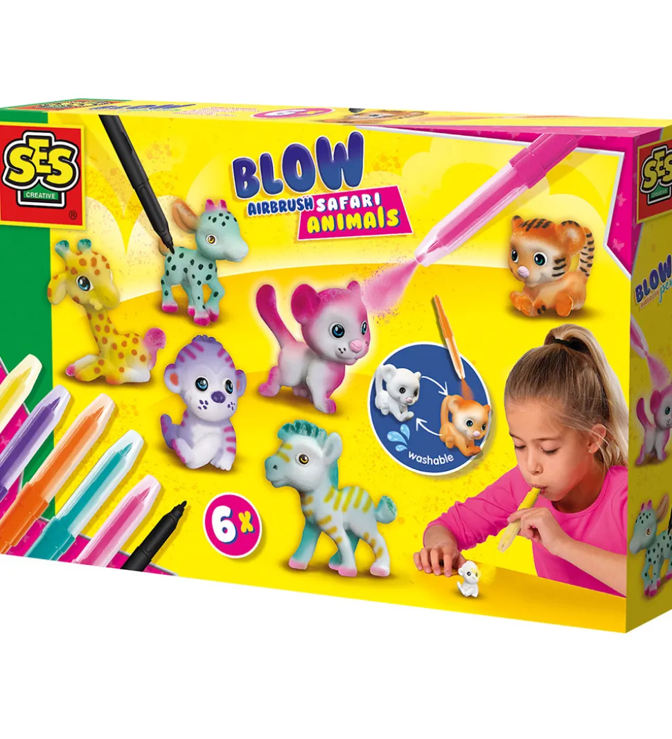 SES Creative Kreasæt - Pustetuscher - Safari