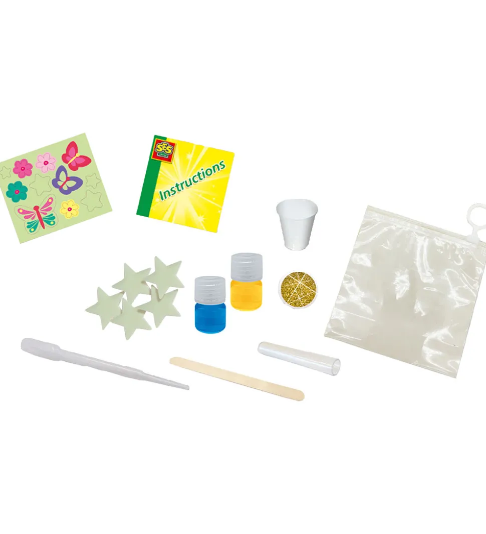 SES Creative Kreasæt - Slimlaboratorie - Selvlysende