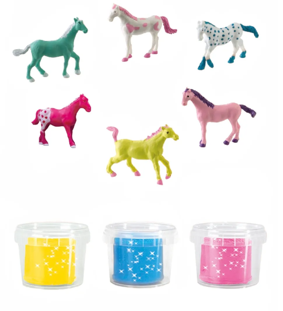 SES Creative Legeæske m. Modellervoks og Heste