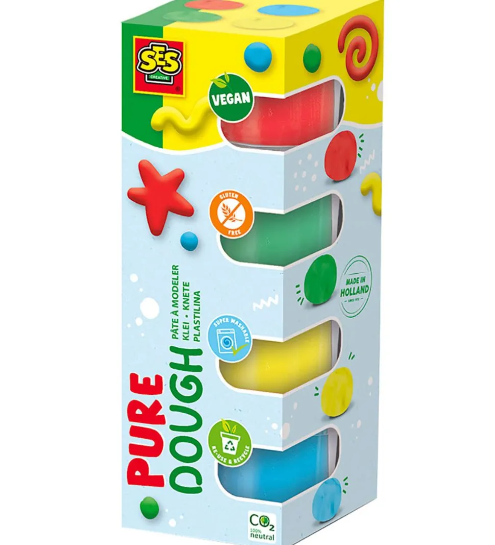 SES Creative Modellervoks - 4x90 g - Pure