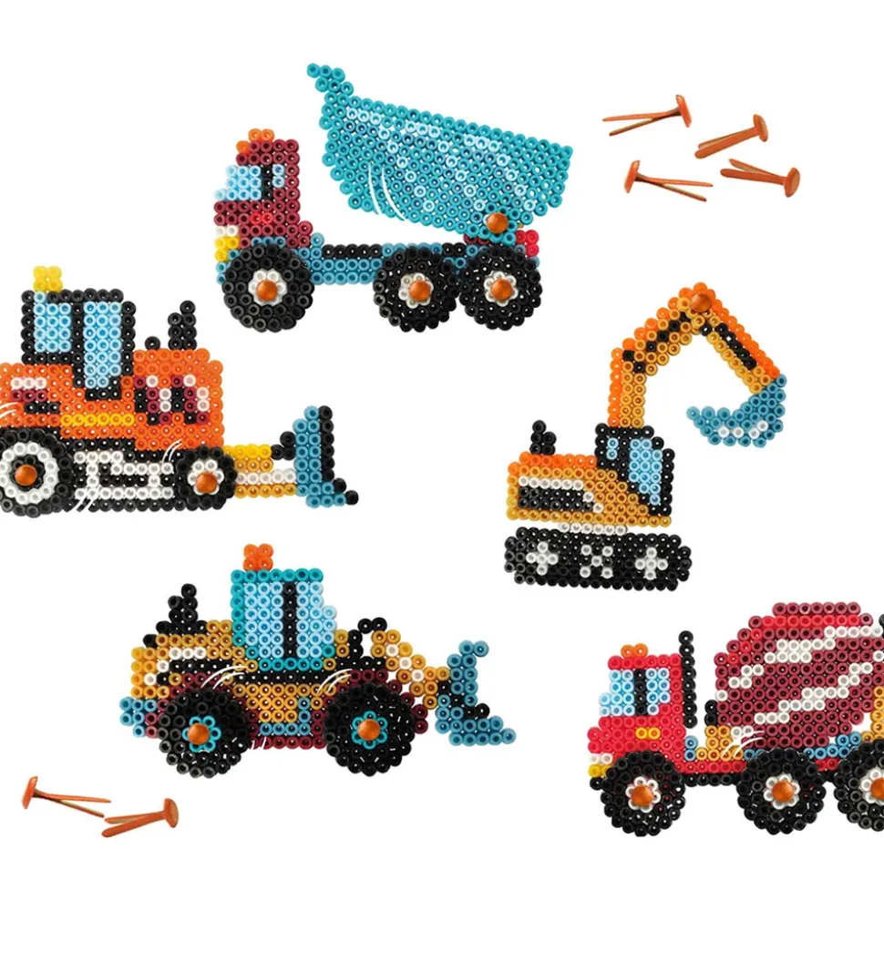 SES Creative Perler - Strygeperler - 2400 stk - Strygeperler Byg