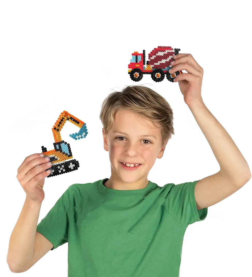 SES Creative Perler - Strygeperler - 2400 stk - Strygeperler Byg