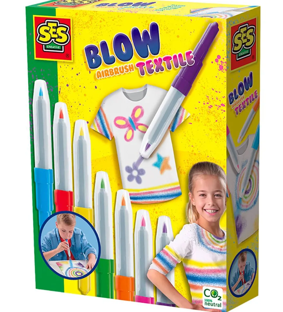 SES Creative Pustetuscher - 7 Stk. - Tekstil