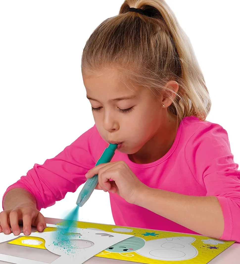 SES Creative Pustetuscher m. Skabeloner - Graffiti