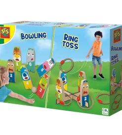 SES Creative Udendørsspil - Bowling/Ringspil