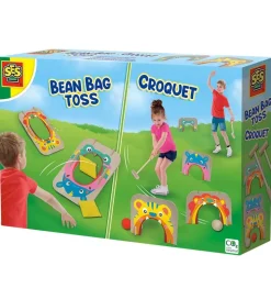 SES Creative Udendørsspil - Kroket Og Bønneposekast