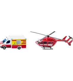 Siku Ambulance og Helikopter - Mercedes-Benz Rescue & Helicopter
