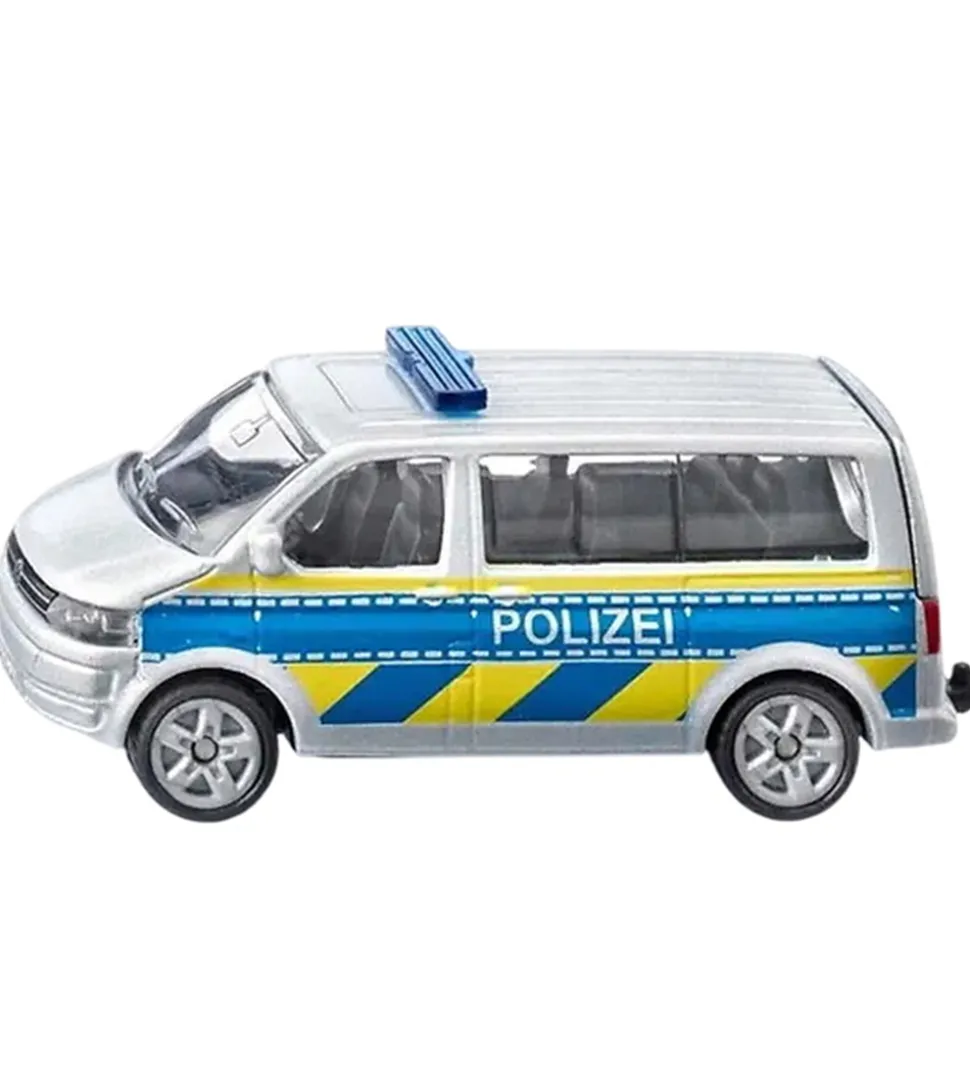 Siku Politibil - Highay Patrol VW T5 - Sølv/Blå
