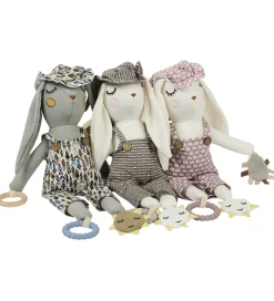 Smallstuff Aktivitetsbamse - Kanin - 30 cm - Blue Rocket