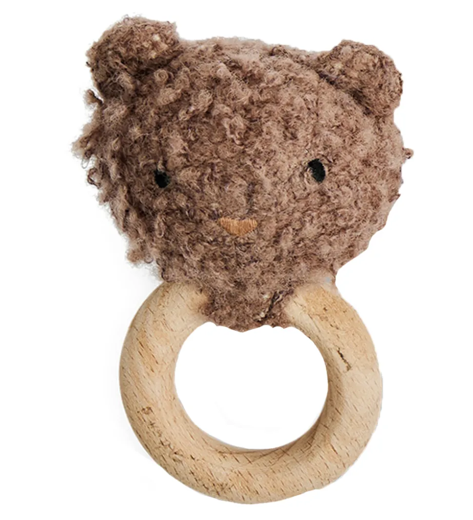 Smallstuff Rangle - Bear - Uld - Rose Brown