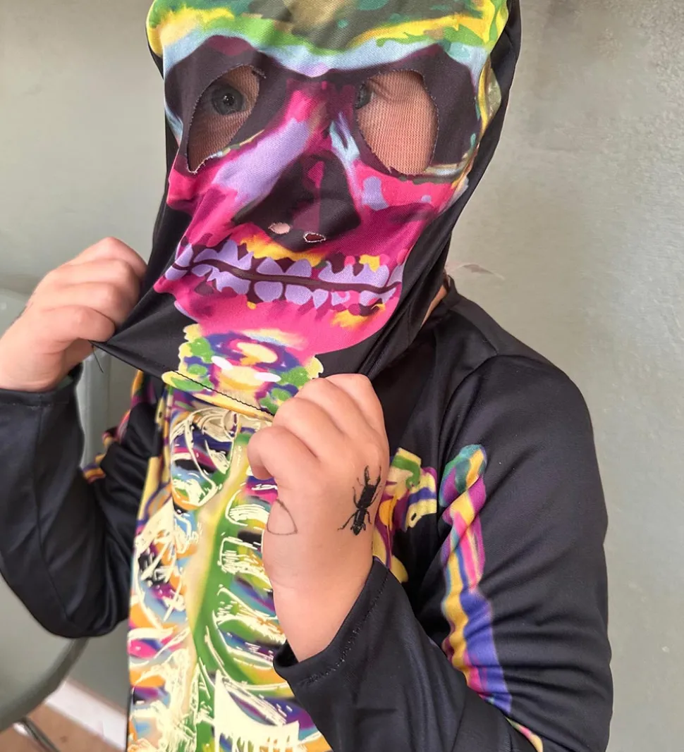 Smiffys Udklædning - Glow In The Dark Skeleton - Multi