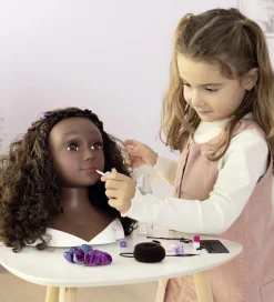 Smoby Frisørdukke m. Tilbehør - My Beauty Afro - 23 Dele