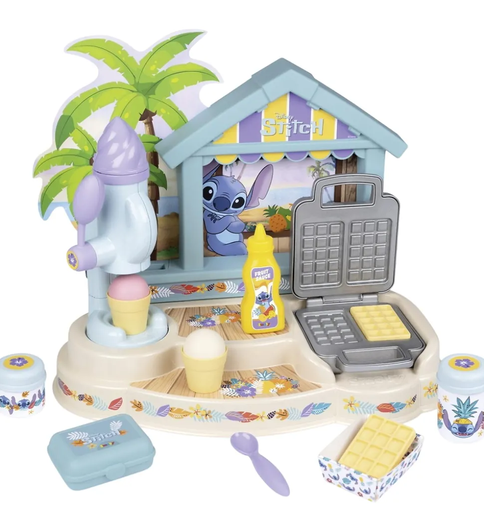 Smoby Legekøkken - 12 Dele - Stitch Beach Bar