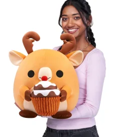 Snackles Bamse - 35 cm - Elgen Jaime m. Chokolademousse
