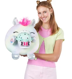 Snackles Bamse - 35 cm - Enhjørningen Marty m. Baskin Robbins