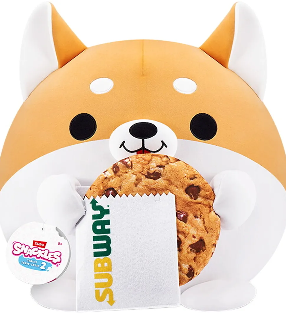 Snackles Bamse - 35 cm - Shaun m. Subway cookie