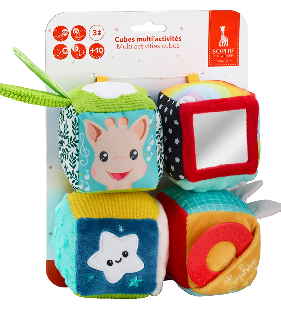 Sophie la Girafe Aktivitetslegetøj - 4 Multi Activities Cubes