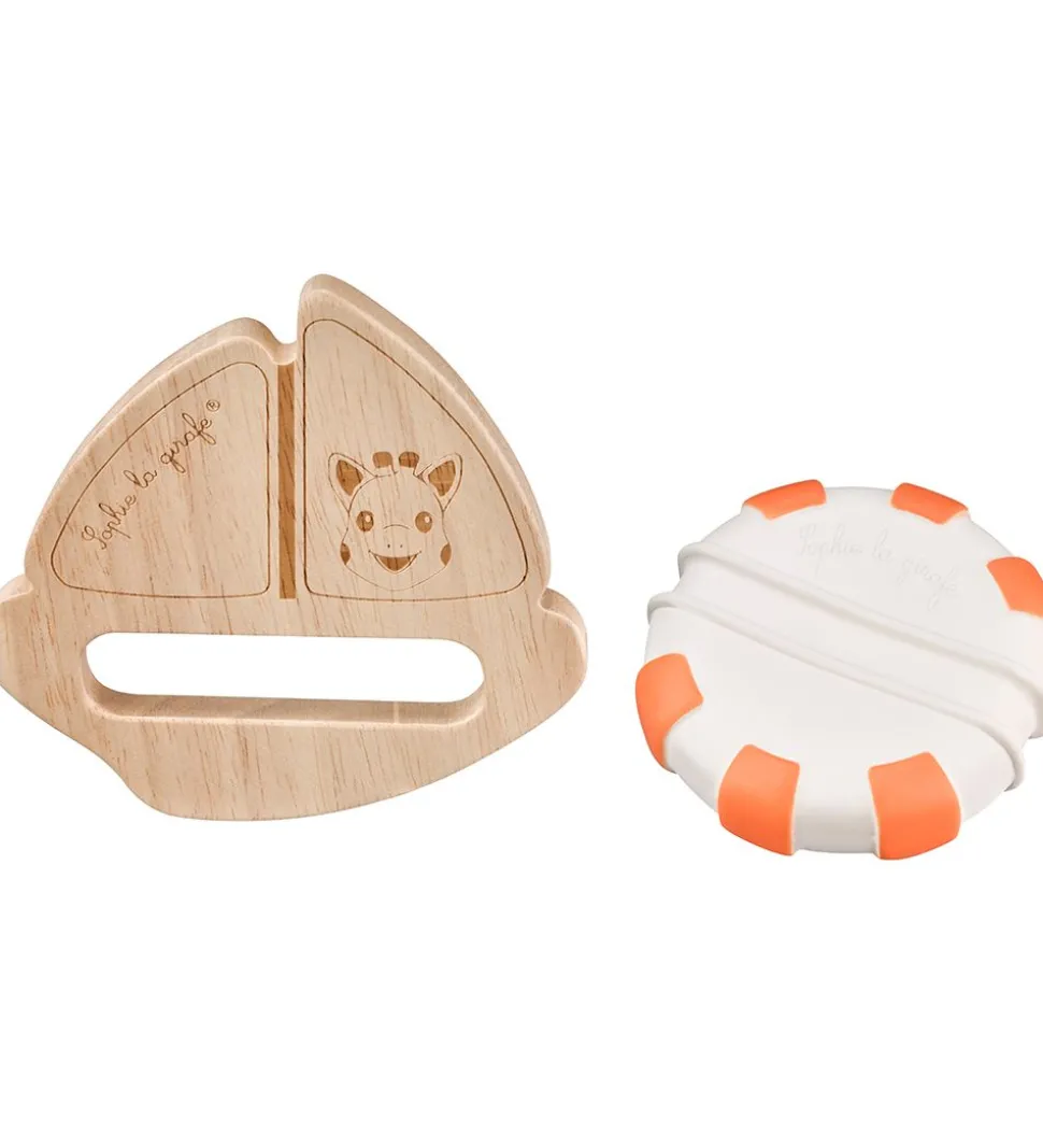Sophie la Girafe Badelegetøj - So Pure - Båd - Træ/Gummi