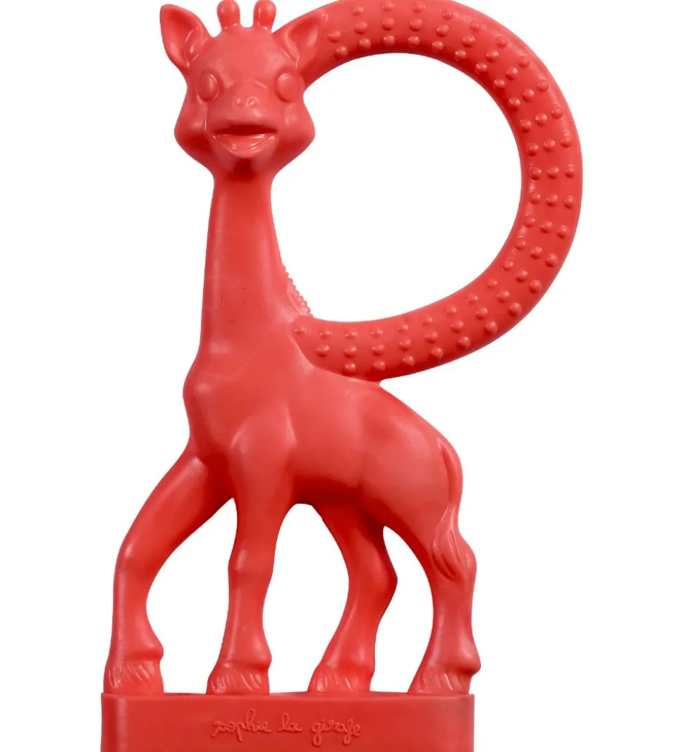 Sophie la Girafe Bidering - Vanilla - Rød