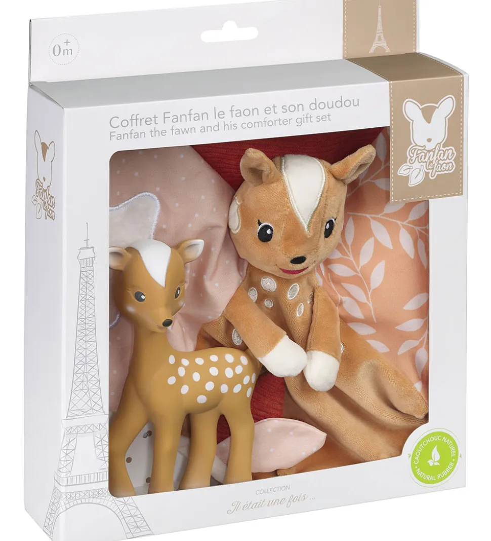 Sophie la Girafe Gaveæske - Nusseklud/Bambi