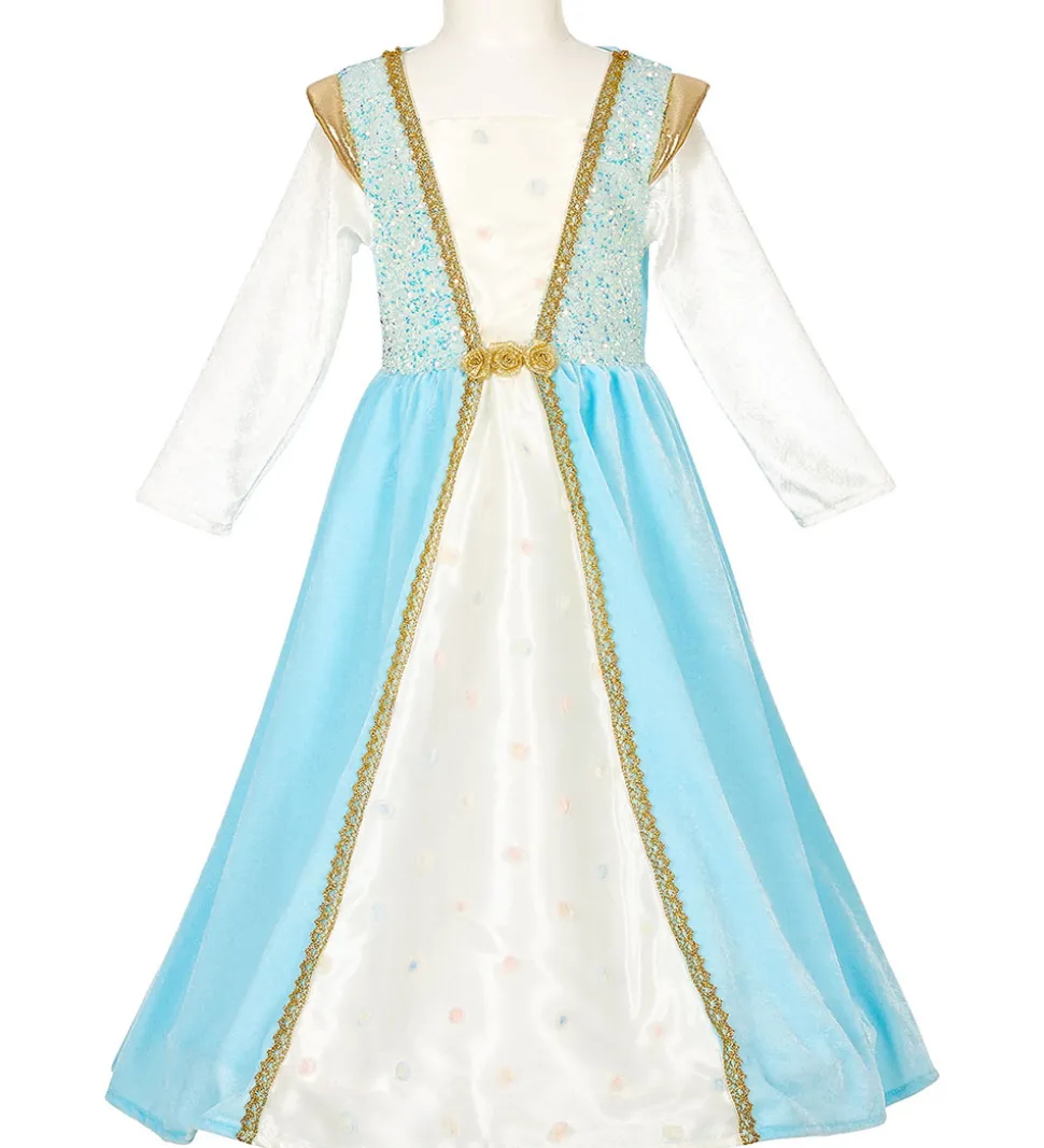 Souza Udklædning - Prinsesse - Josephina - Hvid/Lyseblå