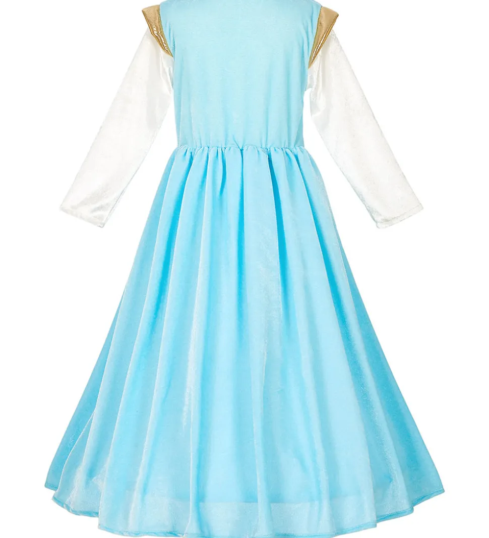 Souza Udklædning - Prinsesse - Josephina - Hvid/Lyseblå