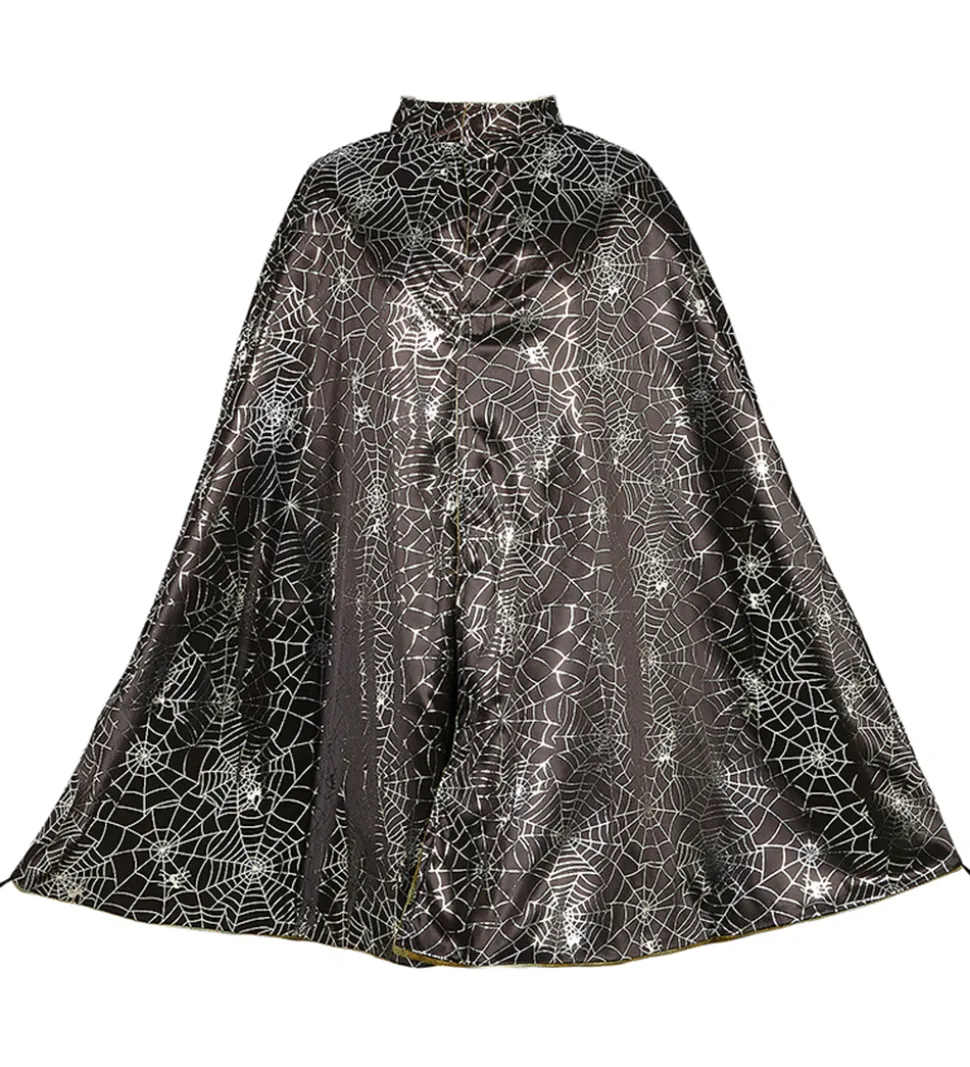 Souza Udklædning - Vendbar - Kappe - T-rex/Spindelvæv - Grøn/Sor