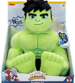 Spidey Bamse m. Lyd - Spidey My Friend Hulk