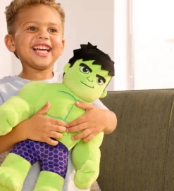 Spidey Bamse m. Lyd - Spidey My Friend Hulk