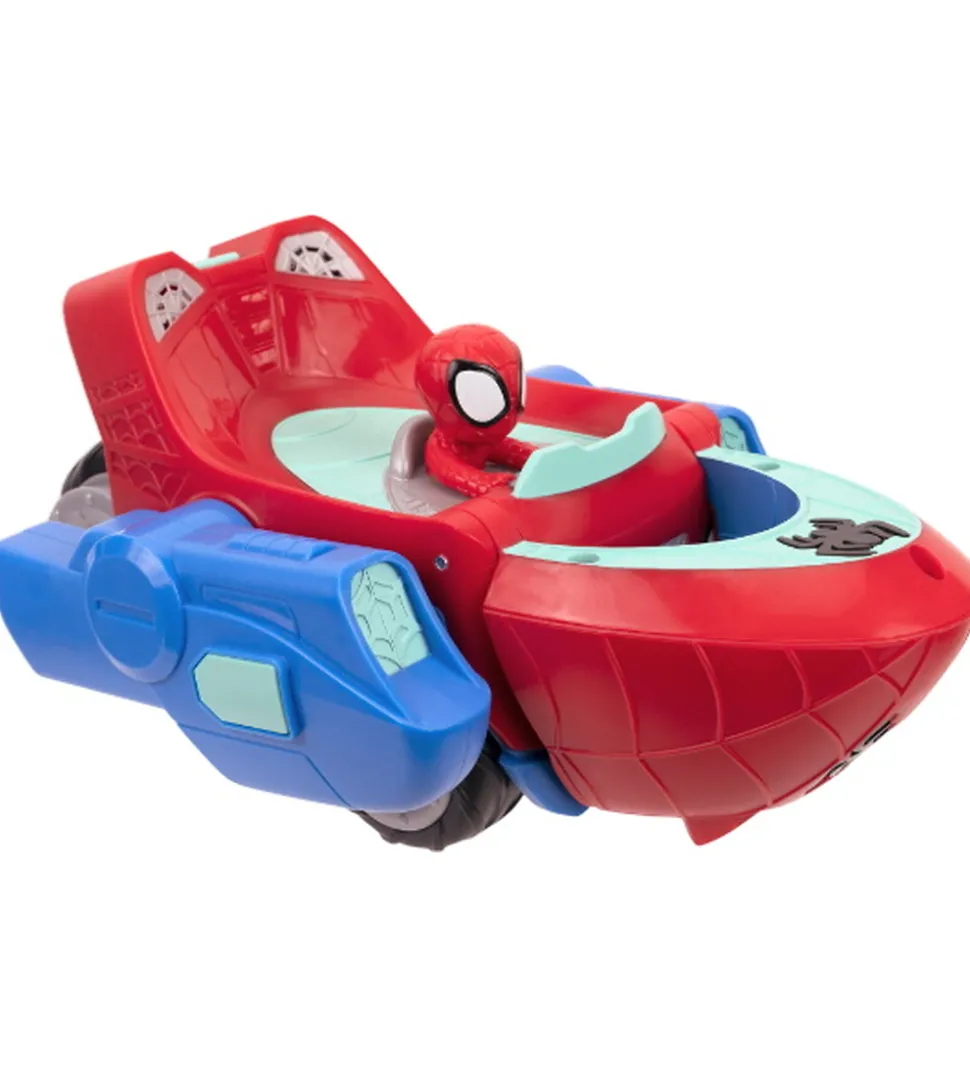 Spidey Båd m. Lyd - Spidey Transforming Web-Wave Cruiser