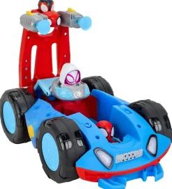 Spidey Bil m. Lys/Lyd - Spidey Flip & Reveal Cruiser