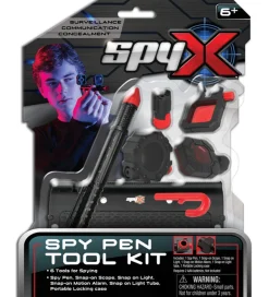 SpyX - Spy Pen Toolkit - Sort/Rød