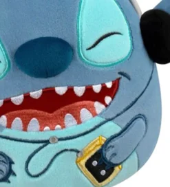 Squishmallows Bamse - 20 cm - Stitch m. Hørertelefoner