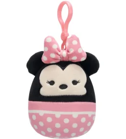 Squishmallows Taskevedhæng - 9 cm - Minnie Mouse - Clip On