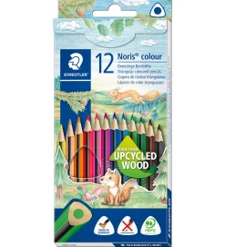 Staedtler Farveblyanter - Noris Upcycled Wood - 12 stk.