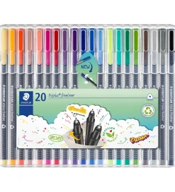 Staedtler Tuscher - 20 stk - Triplus Fineliner - 0,3 mm