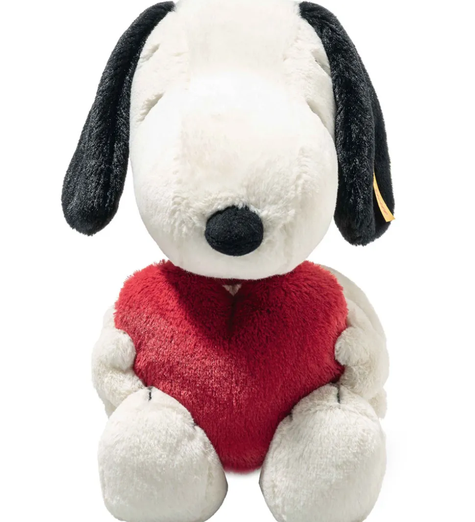 Steiff Bamse - 30cm - Snoopy Love - Hvid