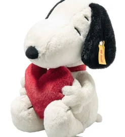 Steiff Bamse - 30cm - Snoopy Love - Hvid