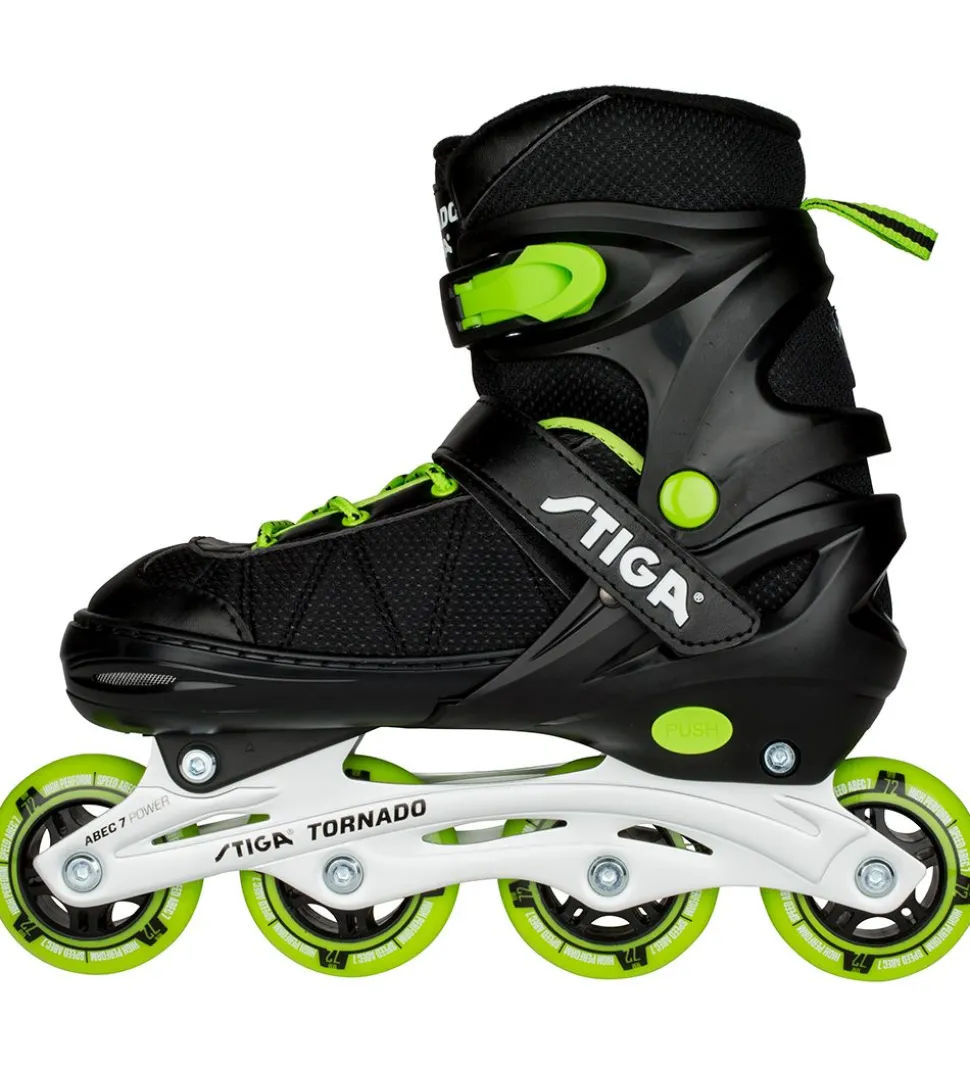 Stiga Rulleskøjter - Tornado - Sort/Grøn