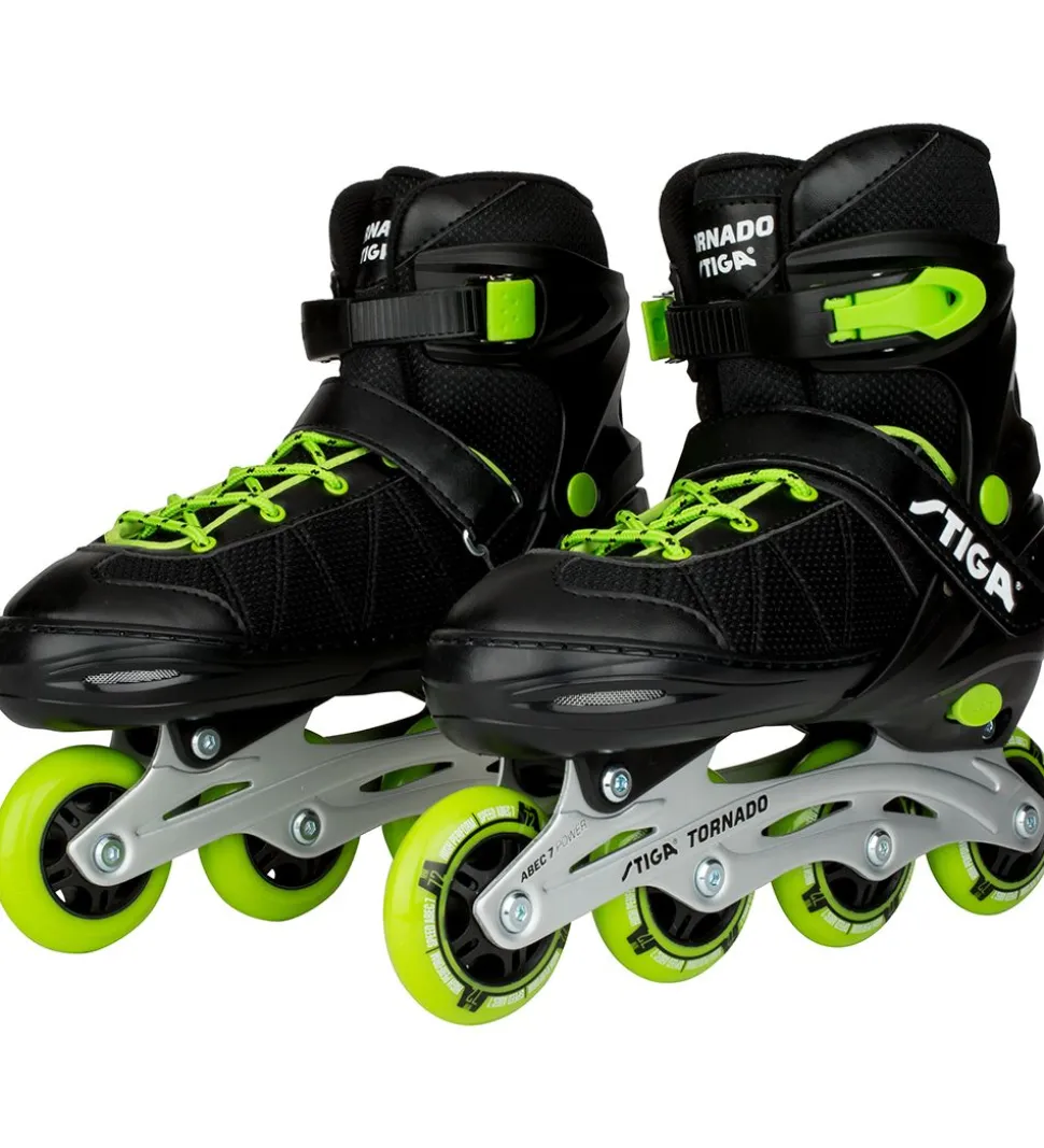 Stiga Rulleskøjter - Tornado - Sort/Grøn