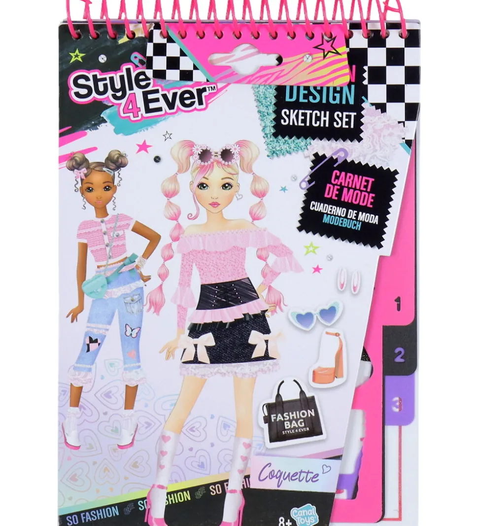 Style 4 Ever Fashion Designer Mini Skitsebogssæt
