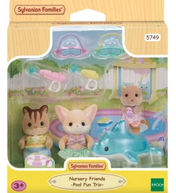 Sylvanian Families - Vuggestuevenner - Badebassin Trio - 5749