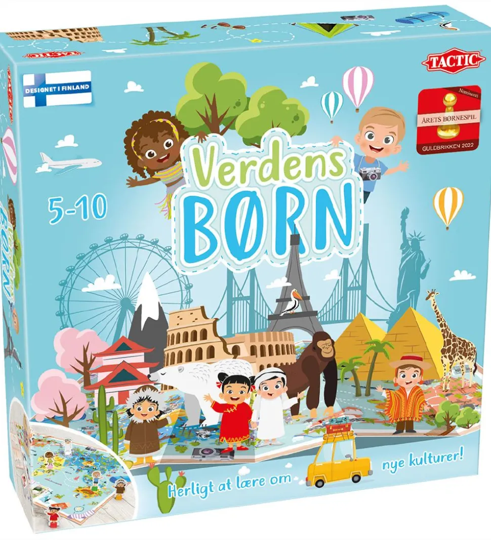 TACTIC Brætspil - Lær Om Verdens Børn - Dansk