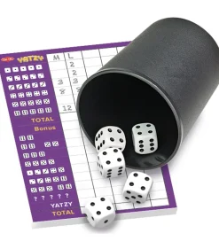 TACTIC Spil - Yatzy m. Raflebæger